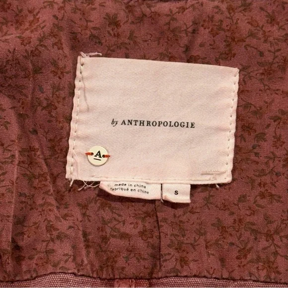 Anthropologie utility jacket soft washed field style pockets S rose - Picture 15 of 15